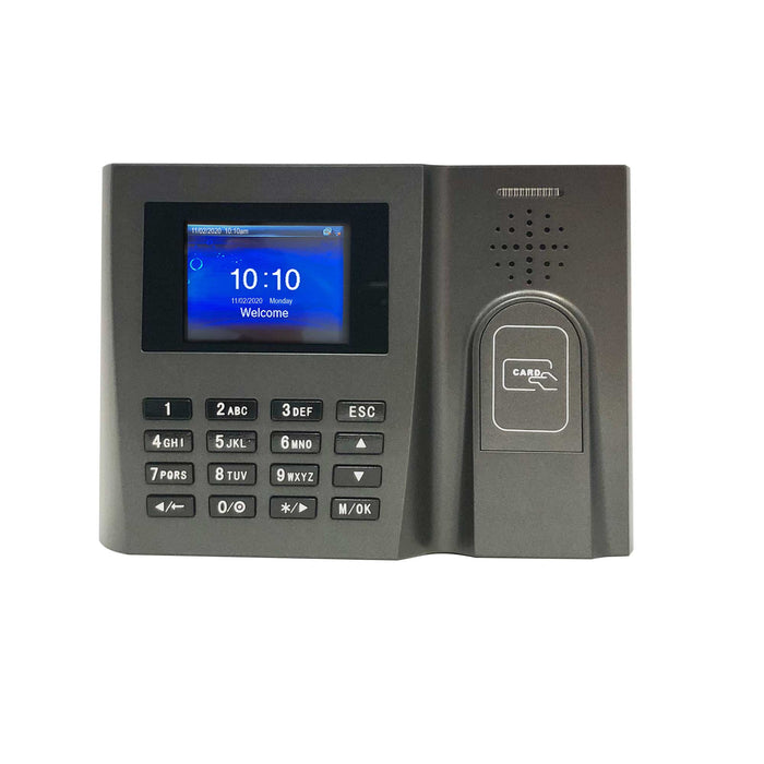 GeoProx 210NT Wifi | Proximity RFID badge time clock with software inc vacation, sickness and auto email time card feature | NO SUBSCRIPTIONS. Warranty and 90 days FREE Support. 4 pay rates. Includes 25 free tags or badges