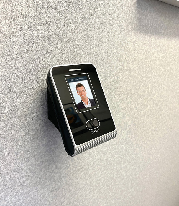 Time Clock WIFI Facial Recognition | GeoFace 100 WIFI | Accurate and Reliable. FREE Live Attendance Dashboards, Payroll Export. 90 days FREE Support. NO SUBSCRIPTIONS.