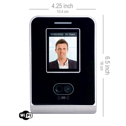 Calculating Biometric face Recognition time clock with wifi