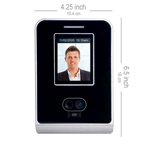 Time Clock, Geoface 10 TCP/IP, Biometric Facial Recognition. Accurate and Reliable, FREE Export to payroll. 12 months FREE Support. No subscriptions. 1 year warranty. You own the software.