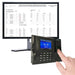 Time Clock Biometric Fingerprint TCP-IP Adds up hours worked