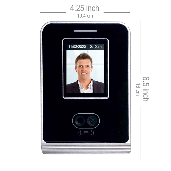 Time Clock | GeoFace 100 WIFI | Non-Contact Facial Recognition. Accurate and Reliable. FREE Live Attendance Dashboards, Payroll Export. 12 months Free Support. NO SUBSCRIPTIONS.